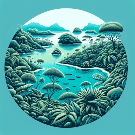 Pesona Alam Danau Sentani di Papua yang Memukau