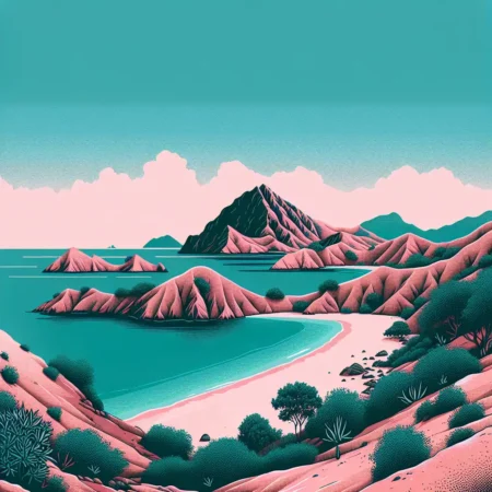 Wisata Alam Pantai Pink di Pulau Komodo yang Menakjubkan